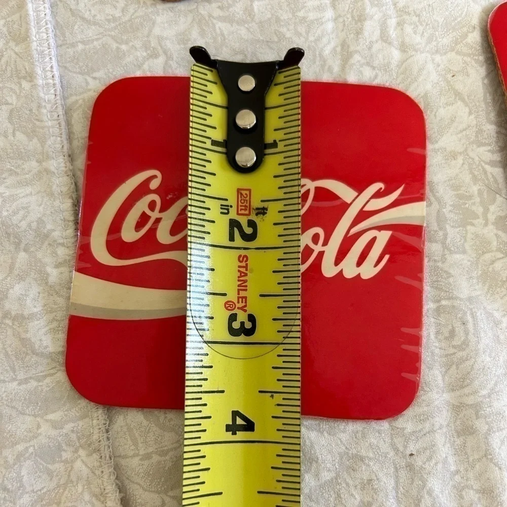 Vintage Coca-Cola Coke Kitchen Drink Coasters 4 piece set Collectible